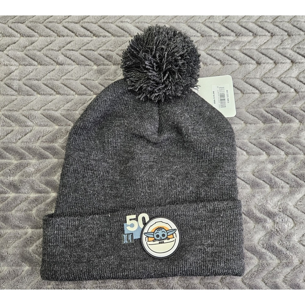 Star Wars‎ Disney Shop Exclusive Rare 50 Mandalorian Grogu Winter Cap Pom Beanie